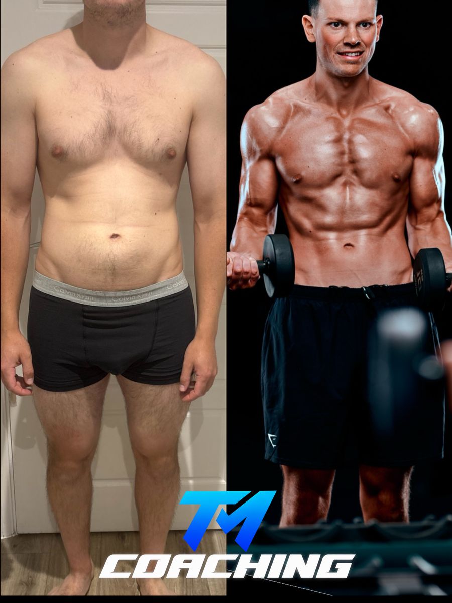 Tommy Mitchell client before and after, transformation 2