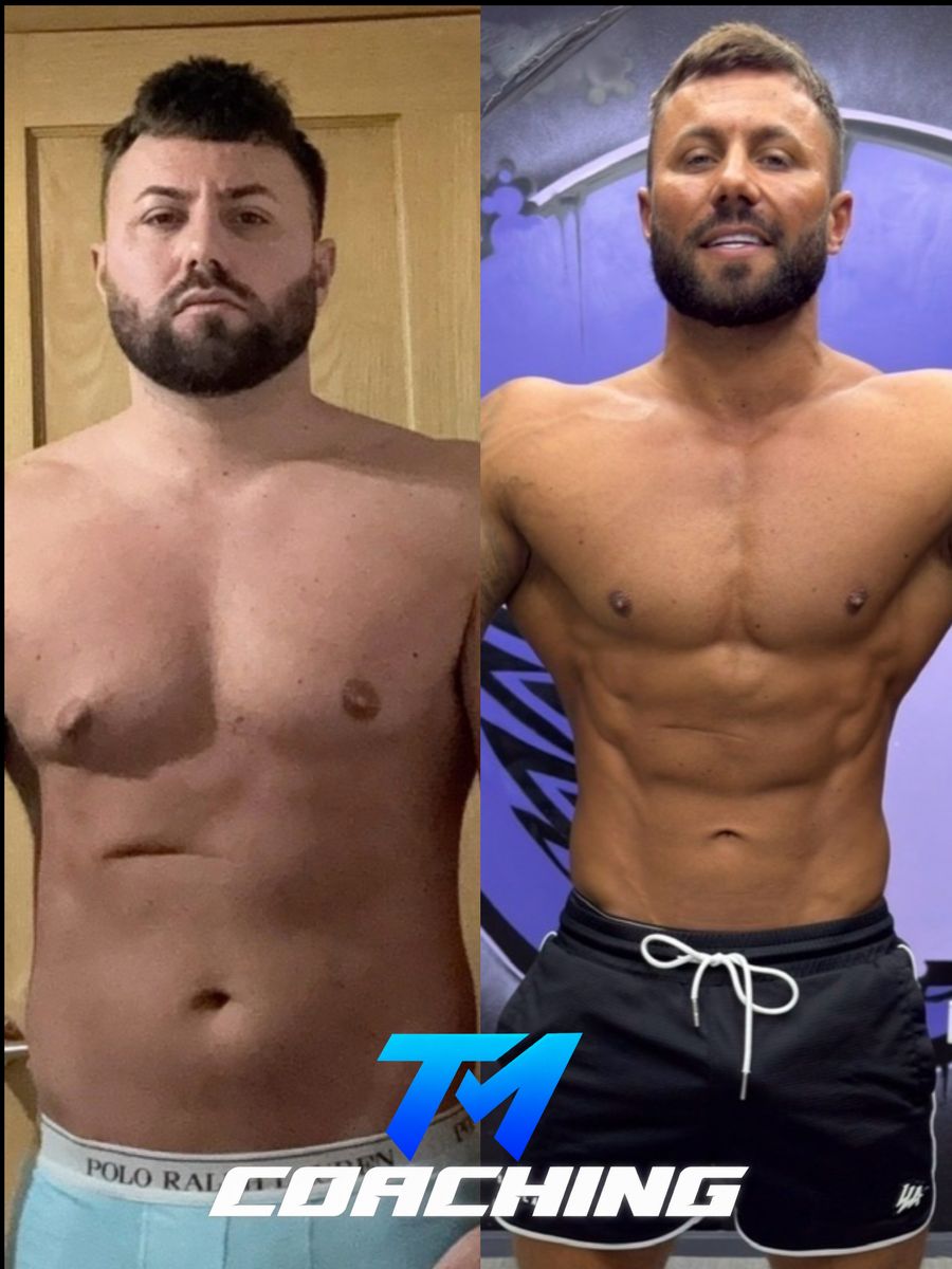 Tommy Mitchell client before and after, transformation 4
