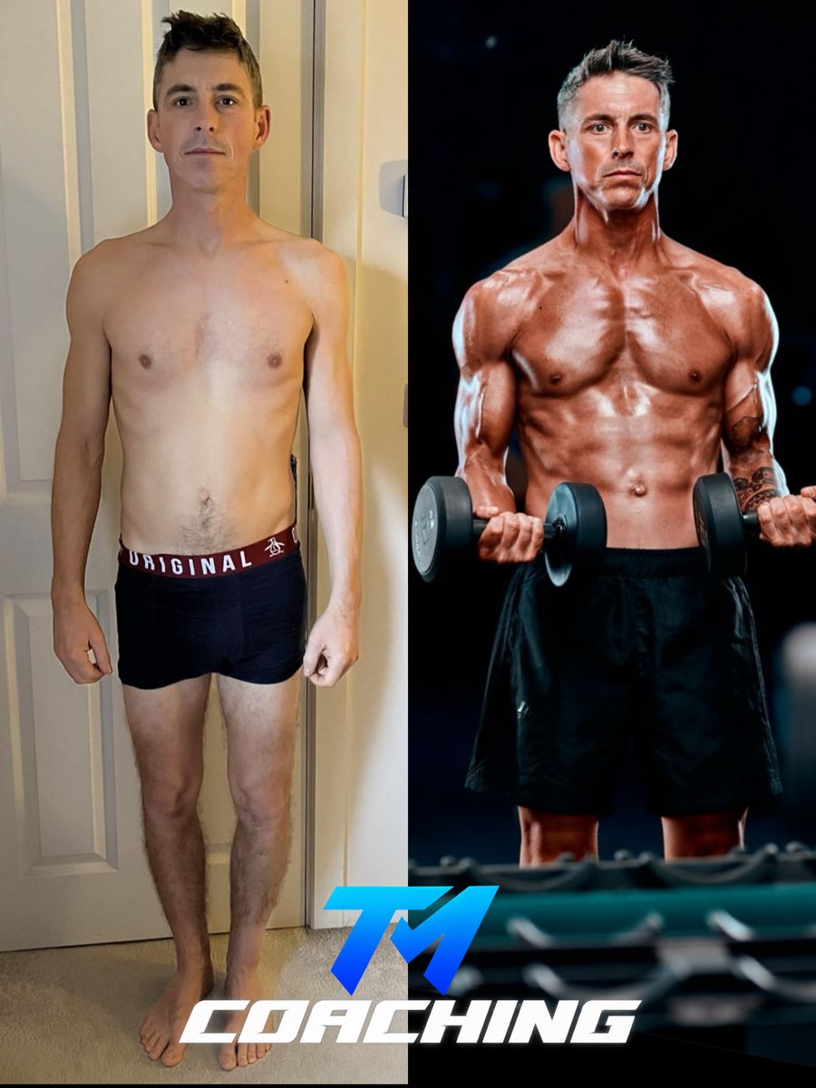 Tommy Mitchell client before and after, transformation 8