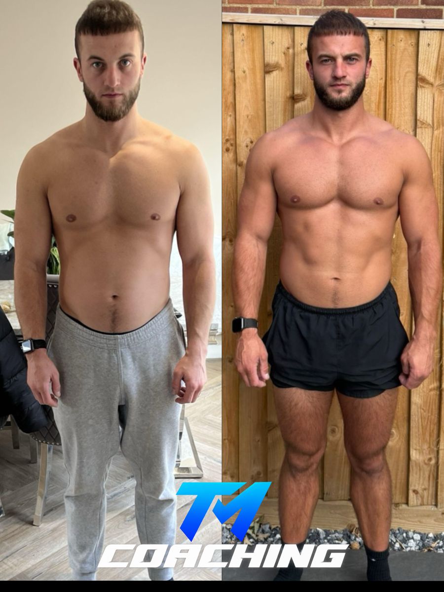 Tommy Mitchell client before and after, transformation 12